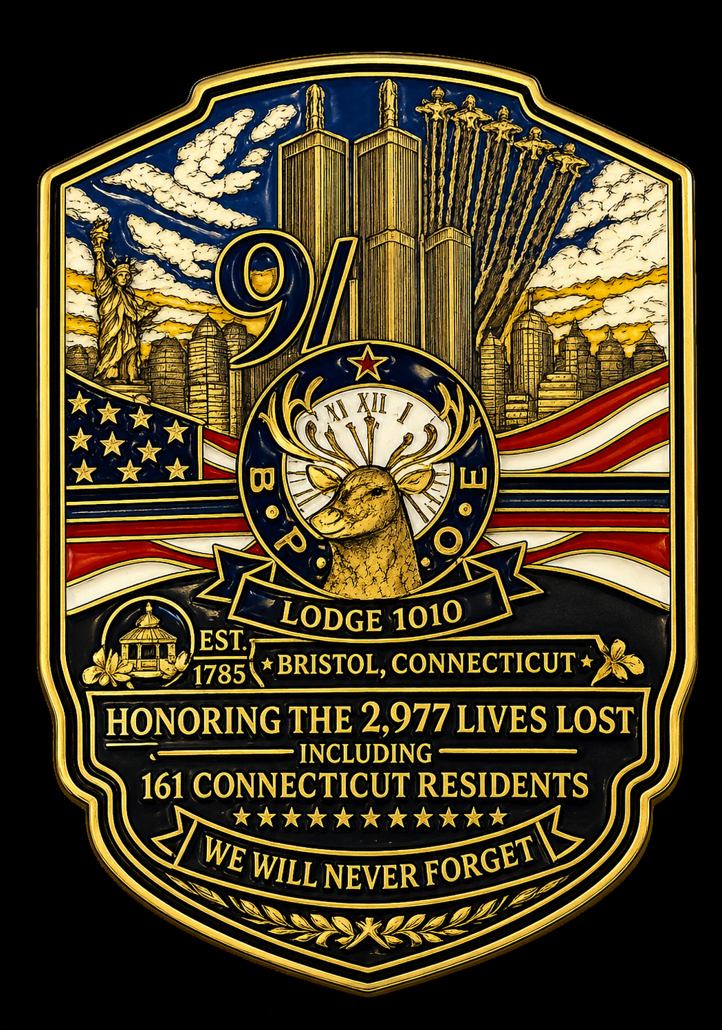 9/11 Memorial Pin